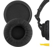 Geekria austiņu spilventiņu rezerves daļas Sony MDR-V55 V500DJ MDR-7502 austiņu ausu spilventiņiem/austiņu spilventiņiem/austiņu kausiņiem/austiņu vāciņiem/austiņu spilventiņu remonta daļām (melnas)