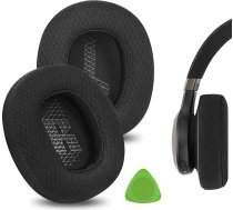 Geekria Rezerves tīklveida ausu spilventiņi JBL Live 650 BTNC, Lifestyle E65BTNC, Duet NC, Live 660 BTNC austiņu austiņu austiņu ausu vāciņu remonta rezerves daļas (melnas)