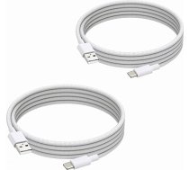 USB C lādēšanas kabelis, kas saderīgs ar Apple TV tālvadības pulti (3. paaudze) un Siri tālvadības pulti (3. paaudze) Ātras uzlādes kabelis, kas saderīgs ar Apple TV 4. paaudzes un TV 4K tālvadības pulti (3. paaudze)
