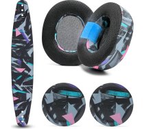 WC moduļu komplekts Nova Pro Wireless & Nova Elite - dzesējoši gela ausu spilventiņi, silikona galvas lente un magnētiskās plāksnītes SteelSeries Arctis Nova Pro Wireless & Nova Elite, Wicked Cushions | 90. gadi, melns
