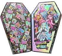 Adventes kalendārs "Monster High" ar rotaslietām un matu aksesuāriem 21 x 7 x 34 cm