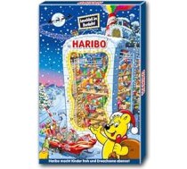 HARIBO Adventes kalendārs 2025 ar 24 mini maisiņiem (300 g) | Gumijas lācīši, augļu gumijas un maoam | Saldumi Ziemassvētku kalendārs bērniem un ģimenēm - krāsains pārsteigums līdz Ziemassvētku vakaram