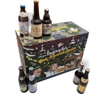 Bavariashop Bavārijas alus Adventes kalendārs "Pasaku mežs" Alus kalendārs ar reģionālo Bavārijas alu no tradicionālajām alus darītavām Dāvana vīriešiem Bavārijas Ziemassvētku kalendārs