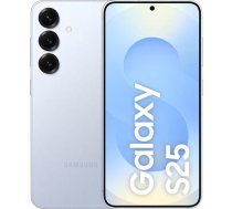 Samsung Galaxy S25 AI viedtālrunis ar Galaxy AI, bez līguma, mobilais tālrunis ar Android, 12 GB RAM, 128 GB atmiņa, 50 MP kamera, ledus zils