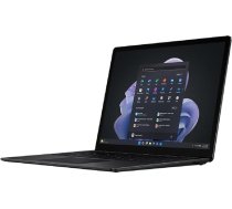Microsoft Surface Laptop 5, 13,5 collu (i5/8GB/512GB, Windows 11 Pro), melns, biznesa vajadzībām