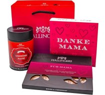 Hallingers Mātes dienas soma rozā - Mātes dienas dāvanu komplekts Šokolādes šokolāde un tēja Mātes dienai māmiņai mātei vecmāmiņai (soma) - dāvanu idejas Ziemassvētki un dāvanas Adventes kalendārs | Paldies gads