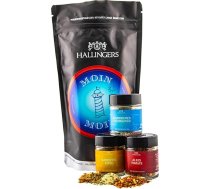 Hallingers Moin, Moin, Moin - Northern Lights Wonder Bag dāvanu komplekts Garšvielu maisījumi zivīm kartupeļiem un tomātiem (maisiņš) - dāvanu idejas Ziemassvētki un dāvanas Adventes kalendārs Dzimšanas diena Apsveikumi Apsveikumi jubilejām
