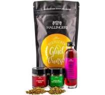 Hallingers Herzlichen Glückwunsch - Apsveicam Wonder Bag dāvanu komplekts Pizza, garšaugu garšvielas un aveņu balzams Etiķis - svinēšanai (soma) - dāvanu idejas Ziemassvētki un dāvanas Adventes kalendārs | Dzimšana