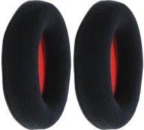 EMSea 1 pāra austiņu spilventiņu nomaiņa, kas saderīga ar Kingston HyperX Cloud II spēļu austiņu spilventiņiem Flanel Foam austiņu aksesuāri melni sarkans