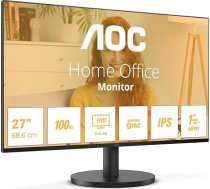 AOC 27B3HA2 27 collu Full HD monitora plДЃns rДЃmis IntegrД“ts skaДјrunis 1920 x 1080 100 Hz VGA HDMI 1.4 melns