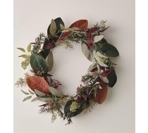 Lights4fun 40 cm Ziemassvētku vainags Rudens vainags Ziemassvētku rotājums Galda rotājums Rudens galda rotājums Ziemassvētku Adventes vainags