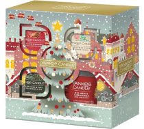 Yankee Candle dāvanu komplekts | 3 aromātiskas pildītas votīvās sveces + 1 mazs trauks