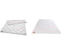 Böhmerwald Ekskluzīva kamieļu vilnas sega, piemērota alerģiskiem cilvēkiem, 100% kamieļu vilna, 1000 g, normāla, 135 x 200 cm & Dabīga mežonīgā zīda sega, piemērota alerģiskiem cilvēkiem, 100% mežonīgais zīds,