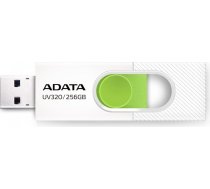 Flash atmiņas diskdzinis uv320 256gb usb3.2 balts-zaļš