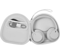PAIYULE FutrДЃlis Sony WH-CH720N WH-CH520 WH-1000XM4 bezvadu Bluetooth austiЕ†ДЃm ar trokЕЎЕ†u slДЃpД“ЕЎanu pДЃr ausД«m, somiЕ†a organizatoram, ceДјojuma somiЕ†a USB kabelim (tikai kДЃrba) (balta)