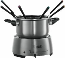 Russell Hobbs Fiesta Fondue 2L 6person(s) Fiesta, 6 person(s), 2 L, melns, nerūsējošais tērauds, apaļš, nerūsējošais tērauds, 1200 W