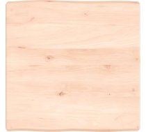 Masīvkoka ozolkoka galda virsma Dabīgā mala 60 x 60 x 6 cm Galda virsma restorānam Ēdamistaba Dzīvojamā istaba Biroja mēbeles Galda galda virsma Galda virsma