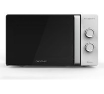 Cecotec ProClean 4010 - Mikroprece, 700 W Leistung, 23L Fassungsvermögen, Ready2Clean-Beschichtung, 6 Leistungsstufen, 30 Minuten Timer, Auftaumodus, Weißes Finish. Cecotec Mikrowelle, Weiß, mit Grill