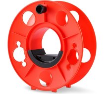Amazon Basics Izturīgs kabeļu rullis, pagarinātājiem, pasaku lampām, šļūtenēm un virvēm, līdz 45 m garumā, oranžs