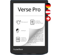 PocketBook Verse Pro e-lasītājs, 6'' E-Ink HD Touch, 16 GB, Bluetooth, ūdensizturīgs, zils - DE/at/CH versija