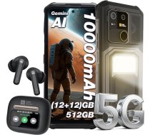 AGM G3 Pro viedtālrunis bez līguma Android 15, integrēta termovizija, 12 + 12 GB RAM + 512 GB ROM, 64 MP + 50 MP + 2 MP, 10000 mAh/6,72" FHD + 120 Hz, Dual SIM IP68/NFC/OTG/GPS/Face ID