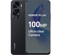 HONOR 90 Lite viedtālrunis 5G 8GB + 256GB 6,7 collu 90Hz trīskāršā aizmugurējā kamera 100MP liela ietilpība 4500mAh Android 13 Dual SIM 5109ASWC Black