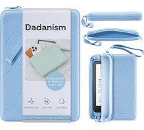 Dadanism 6-7 collu silikona aizsargvāciņš 7 collu jaunajiem Kindle Paperwhite un Kindle Colorsoft Signature Edition, 6 collu K-indle/K-indle Oasis/E-Reader, Bondi Blue