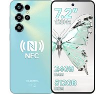 OUKITEL C68 viedtālrunis bez līguma, 7,2 collu 120 Hz displejs, 24 GB RAM + 512 GB ROM mobilais tālrunis bez līguma, 6000 mAh, Android 15 bez SIM kartes, 64 MP viedtālrunis, Dual SIM 4G/NFC