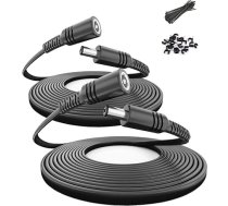 Itramax līdzstrāvas pagarinātāja kabelis 9 m 12 V, līdzstrāvas 2,1 mm x 5,5 mm strāvas adaptera pagarinātājs, 5521 sieviešu-vīriešu kabelis CCTV drošības kamerām, IP kamerām, videoreģistratoriem un citām ierīcēm 24 V 9 V 5 V 12
