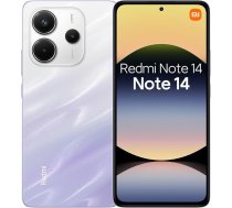 Xiaomi Redmi Note 14 4G (8GB + 256GB - viedtālrunis 6,67 collu AMOLED, trīskāršā kamera 108MP, baterija 5500mAh, ātrā uzlāde 33W, procesors Helio G99-Ultra, violets (bez lādētāja)