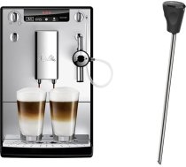 Melitta Caffeo Solo & Perfect Milk E957-101 Slim Pilnībā automātisks kafijas automāts ar automātisko kapučinātoru Automātiskās tīrīšanas programmas Automātiskā malšanas apjoma kontrole