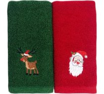 Cabilock 2gab Ziemassvētku dvieļu bling dekors zaļumi dekors Xmas elementi kokvilnas dvieļu inventāra pildītāji ebt Ziemassvētku salvetes zemes toņi Trauku dvieļi tīrīšanas drāniņa