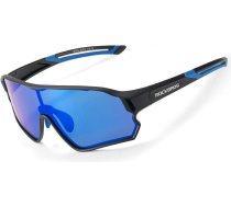 Rockbros bērnu polarizētās brilles melnas/zilas / N/A