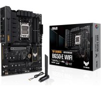 ASUS TUF Gaming B650-E WiFi pamatplate Socket AMD AM5 (Ryzen 7000, ATX, PCIe 5.0, DDR5 atmiņa, WiFi 6E, USB 3.2 Gen 2x2 Type-C, Aura Sync)