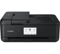 Canon PIXMA TS9550a printeris ar krāsainu tintes daudzfunkcionālo iekārtu DIN A4 A3 (printeris A3, skeneris, kopētājs, 5 atsevišķas tintes, Wi-Fi, LAN, drukas programma, 2 papīra padevējas, abpusēja drukāšana), melns