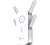 TP-Link RE655 AC2600 WiFi Mesh pastiprinātājs / retranslators (Dual WiFi AC + N, 1733 Mb/s 5 GHz frekvencē + 800 Mb/s 2,4 GHz frekvencē, Gigabit LAN ports, lietotņu vadība, maksimāls pārklājums, saderīgs ar visām WiFi ierīcēm)