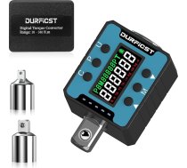 DURFICST Digitālā griezes momenta atslēga, 1/2 collas digitālais griezes momenta adapteris ar skaņas un gaismas signālu, digitālās griezes momenta sprādzes, diapazons 10-340 N.m, piemērots automašīnām, velosipēdiem un motocikliem