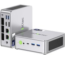 GMKtec Mini PC, K9 Intel Core Ultra 5 125H (Turbo 4.5GHz, 14C/18T) Micro PC Iepriekš instalēts 11 Pro 1TB SSD 32GB Dual DDR5 5600MHz Dual LAN 2.5G Dual Fan WiFi 6 USB-C BT5.2 USB 3.2