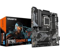 GIGABYTE B760 Gaming X pamatplate - atbalsta 14. paaudzes Intel Core procesorus, 8+1+1+1 fāzes digitālais VRM, līdz 7600 MHz DDR5 (OC), 3X PCIe 4.0 M.2, 2.5GbE LAN, USB 3.2 Gen 2