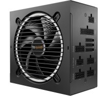 klusēt! Pure Power 12 M 850W, ATX 3.1 un PCIe 5.1 saderīgs, 80 Plus Gold, modulārais barošanas bloks, 12 V / 2 x 6 kabeļi komplektā, 120 mm be quiet! Ventilators