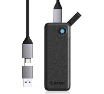 ORICO 512GB ārējais SSD līdz 1050MB/s, portatīvais SSD cietais disks ar 2-in-1 USB C un A kabeli, piemērots iPhone 16 Pro Max, planšetdatoriem, portatīvajiem datoriem B10PRO (melns)