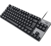 Logitech K835 TKL alumīnija mehāniskā tastatūra - beztaustiņu tastatūra bez ciparu tastatūras datoram ar kompaktu un ērtu dizainu