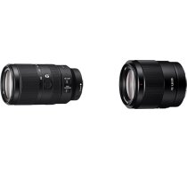 Sony E 70-350mm f/4.5-6.3G OSS | APS-C, super tālummaiņas teleobjektīvs (SEL70350G) un platleņķa objektīvs SEL-35F18F