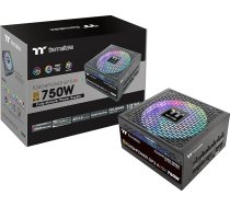 Thermaltake Toughpower GF3 ARGB 750W | PC ATX 3.0 baroЕЎanas bloks | PCIe Gen 5.0 | 80-Plus Gold | PilnД«bДЃ modulДЃrs | Klusais 140 ventilators | ES sertifikДЃts
