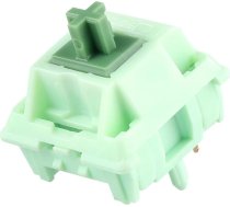 KiiBoom Linear 55gf Matcha Latte mehāniskās tastatūras slēdzis, 5 kontakti, ar POM vārpstu, PC neilona apvalks, 35 gabali spēļu DIY tastatūrai