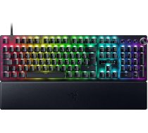 Razer Huntsman V3 Pro (analogais slēdzis) - optiskā spēlētāju tastatūra (ātrās atbrīvošanas, analogais slēdzis regulējams no 0,1 līdz 4,0 mm, PBT dubultie taustiņi) AZERTY tastatūra, melns Fr izkārtojums