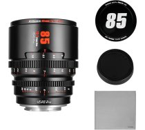 7artisans 85 mm T2.1 kinofilmas objektД«vs S35 Frame, saderД«gs ar Fuji X-Mount, priekЕЎ FUJIFILM X-S20/X-T5/X-H2/X-T4/X-H2S/X-T3/X-S10 (melns)