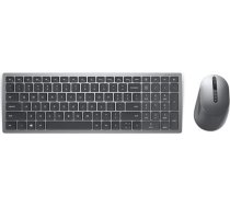 Dell KM7120W Bezvadu Bluetooth tastatūras un peles komplekts ar vairākām ierīcēm, itāļu QWERTY, titāna pelēks