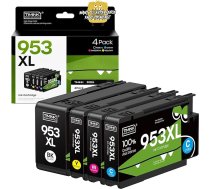 953XL kasetne, kas saderīga ar HP 953 XL kasetnēm, kas saderīgas ar HP Officejet Pro 8210 7720 7720 7730 7740 8710 8715 8720 8725 8730 8740 printeri (4 eksemplāru iepakojums)