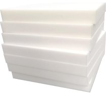 40 x balts augsta blīvuma putu spilvens sēdekļa spilvens dīvāns ēdamistabas krēsls bieza krēsla polsterējums Mājas piederumi putas 3 cm biezas
